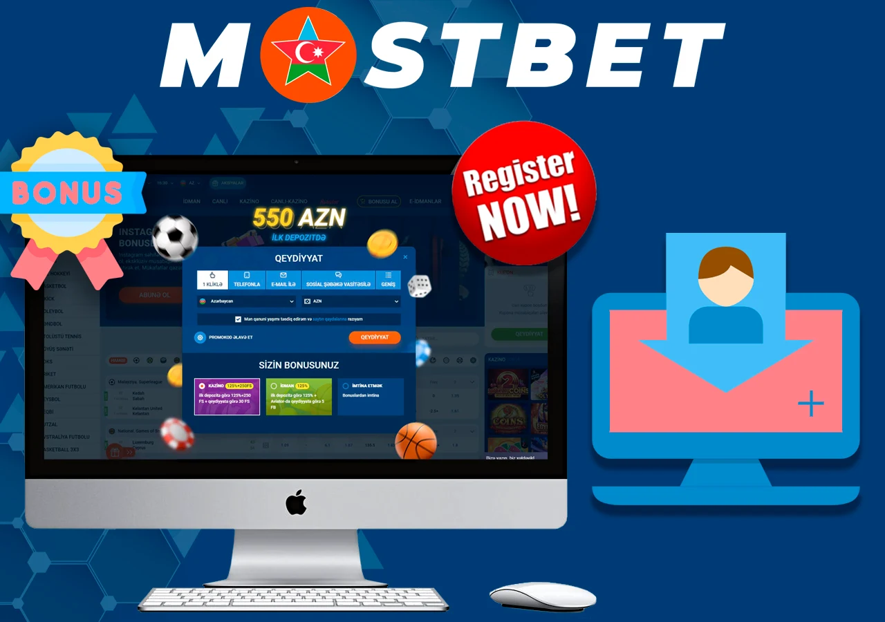 Qeydiyyatdan keçin və bonus qazanın